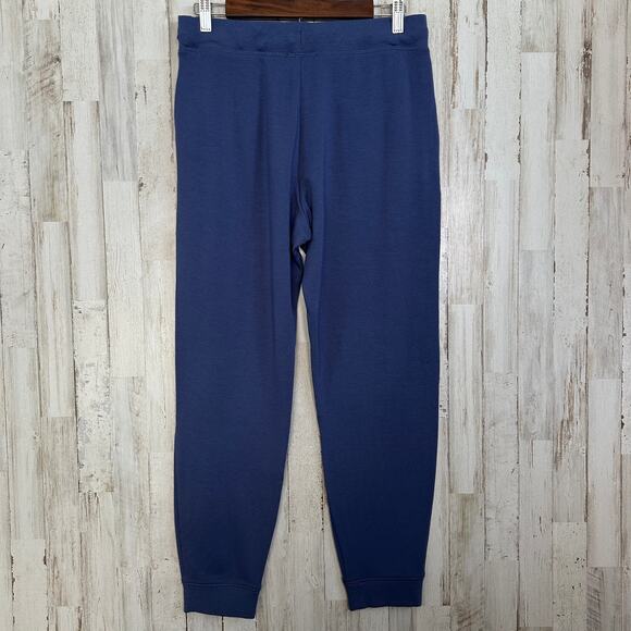J Crew Fleece Joggers Small Blue Cloud Soft Loungewear Athleisure Preppy  EUC - Picture 2 of 10